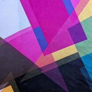 Love Kuza Women's Colorful Geometric Maxi Wrap Dress